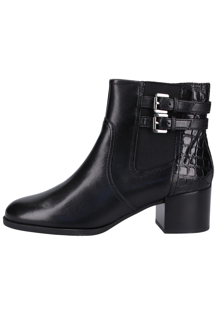 Geox Stiefelette Nappaleder Schwarz - surf4shoes
