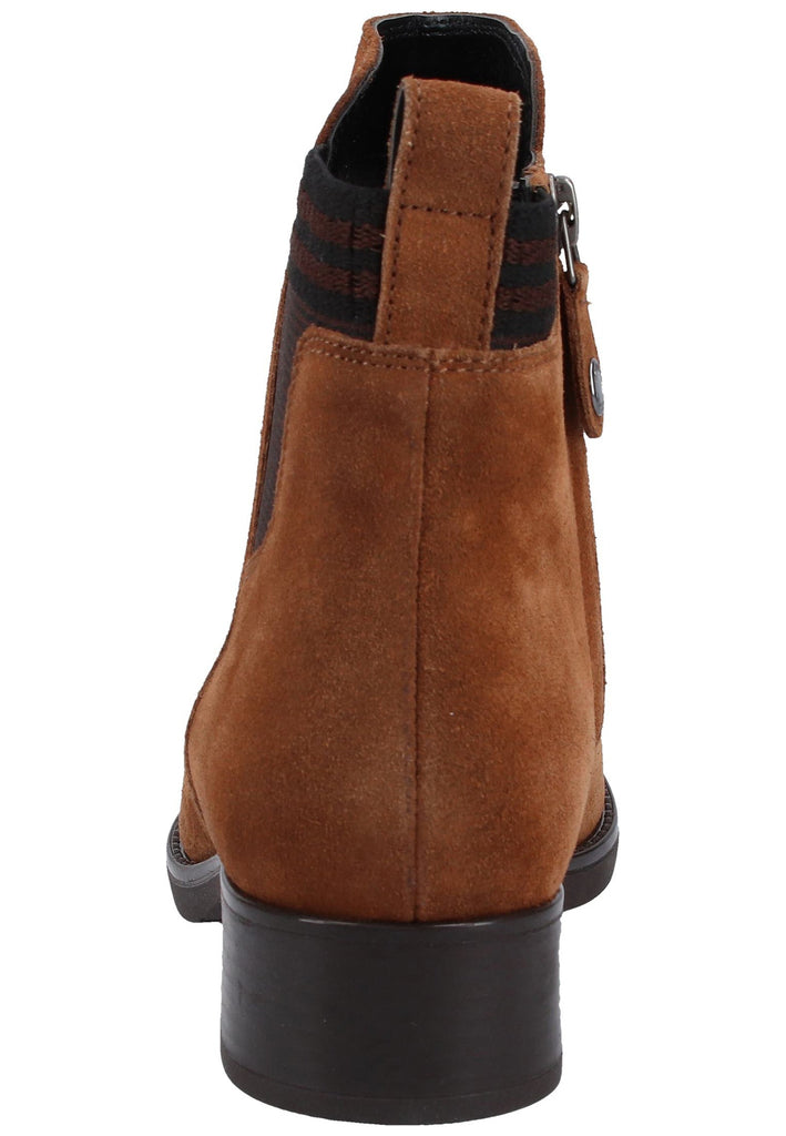 Geox Stiefelette Veloursleder Tabak - surf4shoes