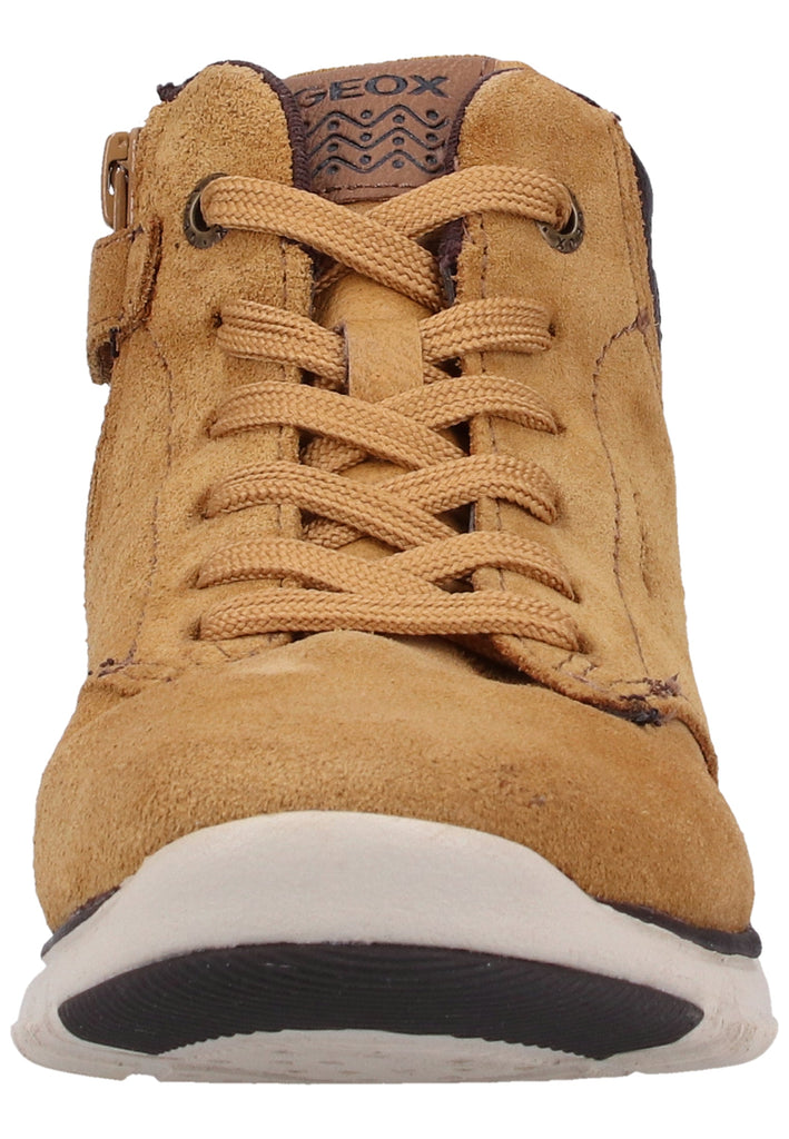 Geox Stiefelette Veloursleder/Textil Golden Tan - surf4shoes