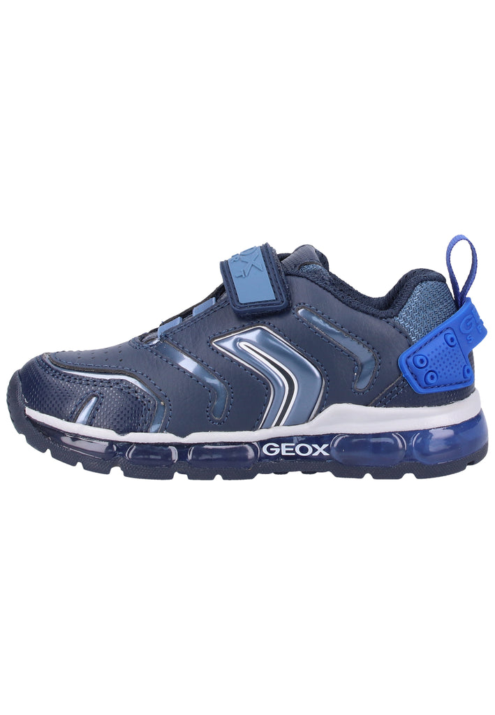 Geox Sneaker Lederimitat/Mesh Blau - surf4shoes