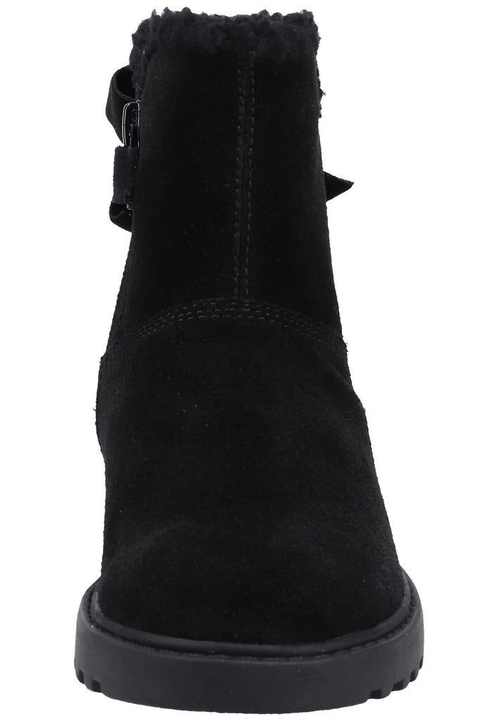 Geox Stiefelette Veloursleder Schwarz Warmfutter - surf4shoes