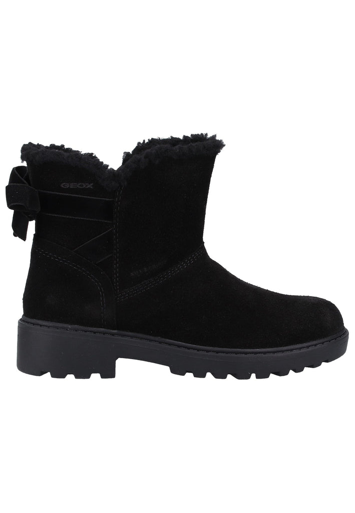 Geox Stiefelette Veloursleder Schwarz Warmfutter - surf4shoes