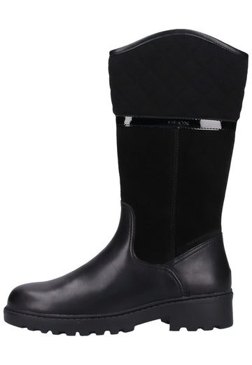 Geox Stiefel Nappaleder Schwarz - surf4shoes