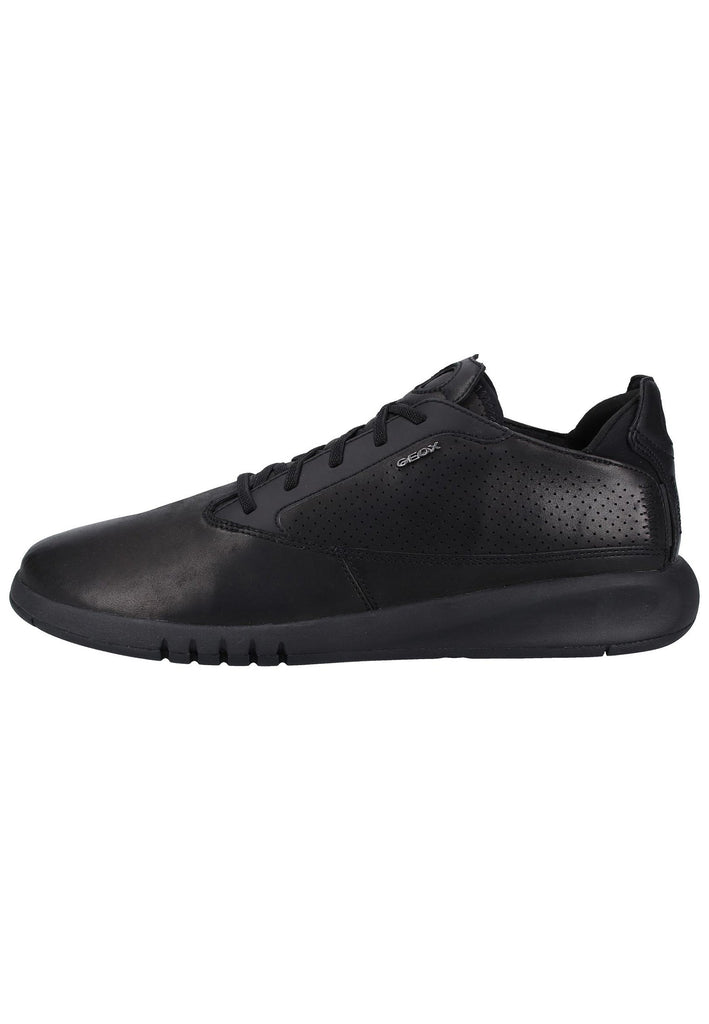 Geox Sneaker Leder Schwarz - surf4shoes