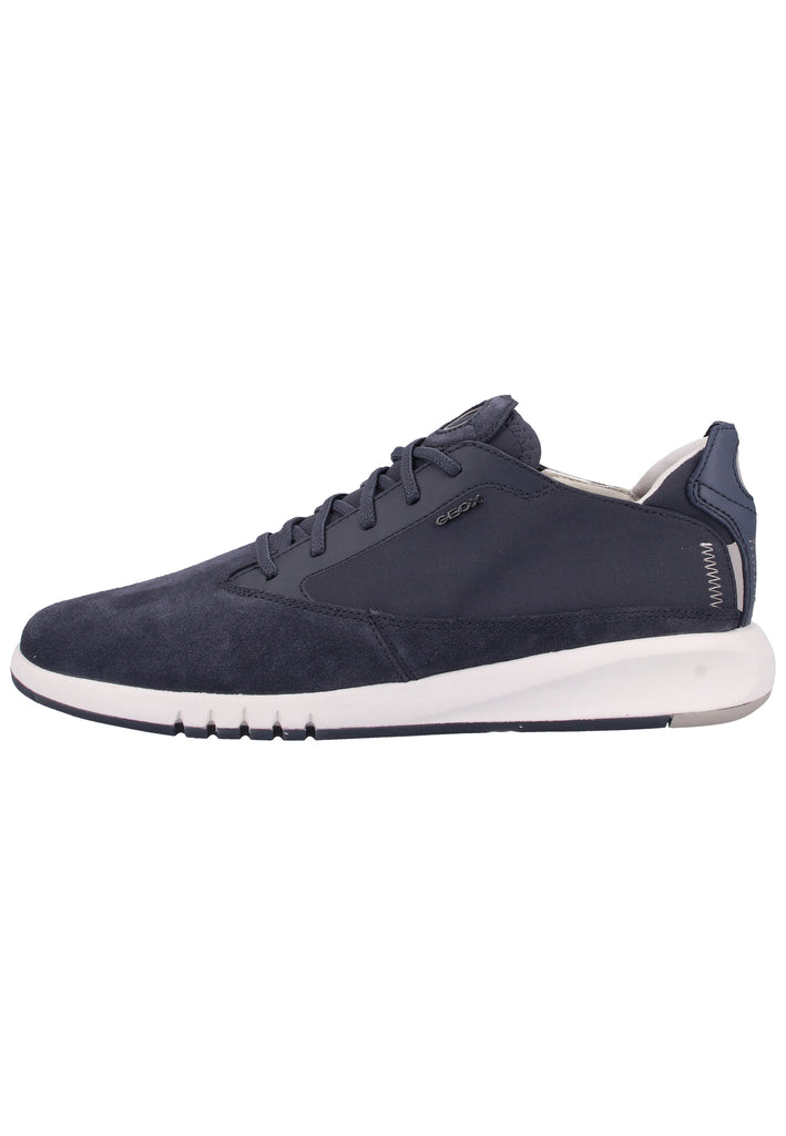 Geox Sneaker Veloursleder/Textil Dunkelblau - surf4shoes