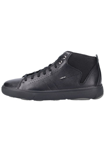 Geox Sneaker Leder Schwarz - surf4shoes