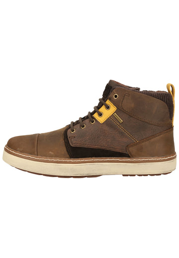 Geox Sneaker Leder/Synthetik Braun - surf4shoes