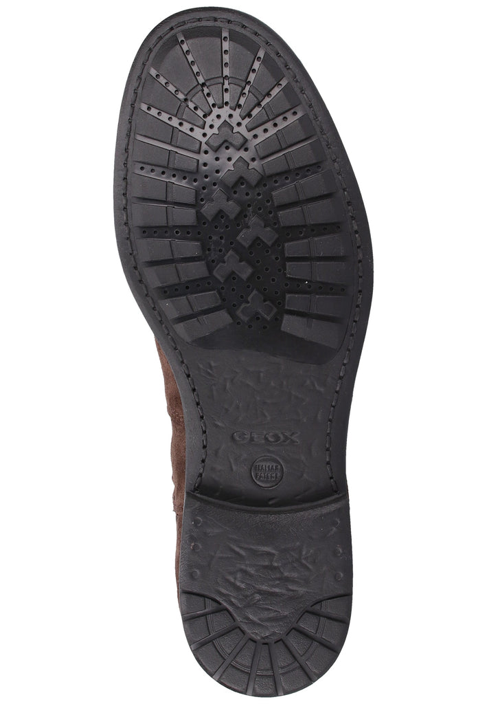 Geox Stiefelette Leder/Textil Braun - surf4shoes