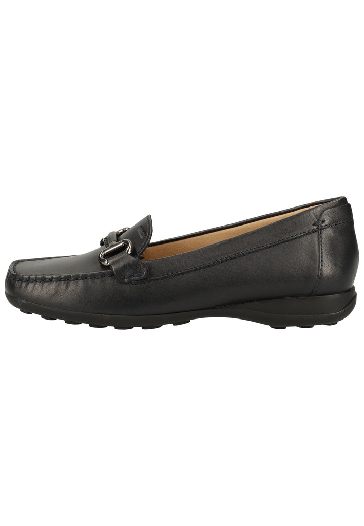 Geox Mokassin Leder Blau - surf4shoes