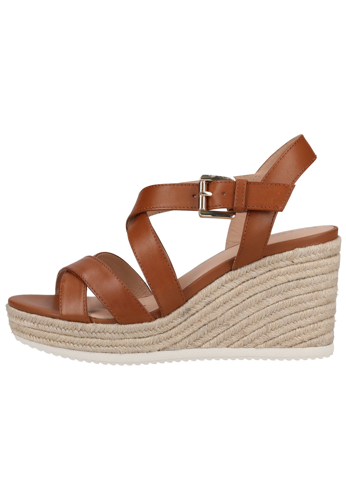 Geox Sandalen Glattleder Cognac - surf4shoes