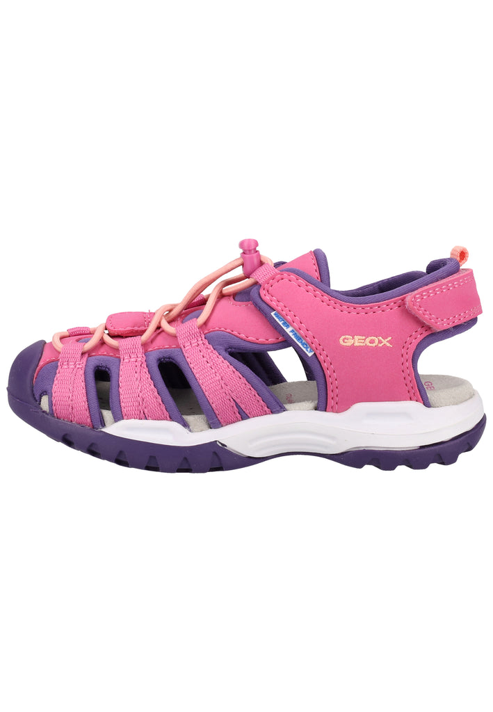 Geox Sandalen Lederimitat/Textil Rosa - surf4shoes