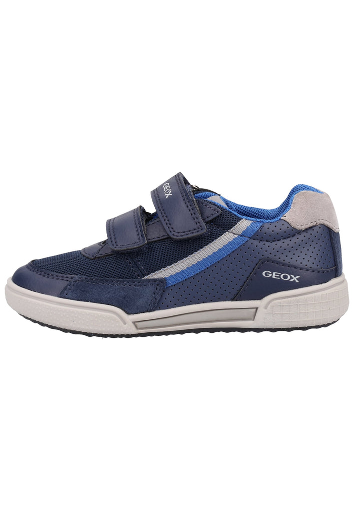Geox Sneaker Lederimitat/Mesh Blau - surf4shoes