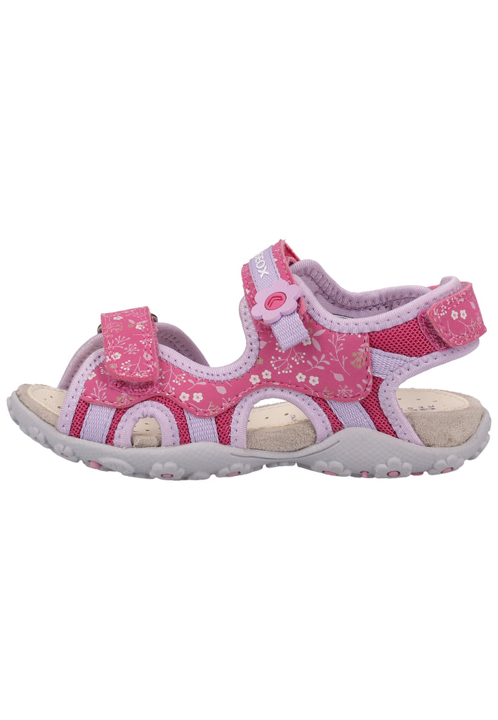 Geox Sandalen Lederimitat/Mesh Fuchsia - surf4shoes