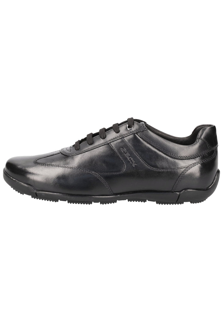 Geox Sneaker Leder/Synthetik Schwarz - surf4shoes