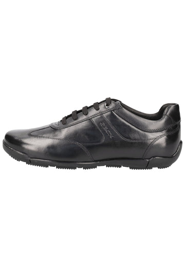 Geox Sneaker Leder/Synthetik Schwarz - surf4shoes