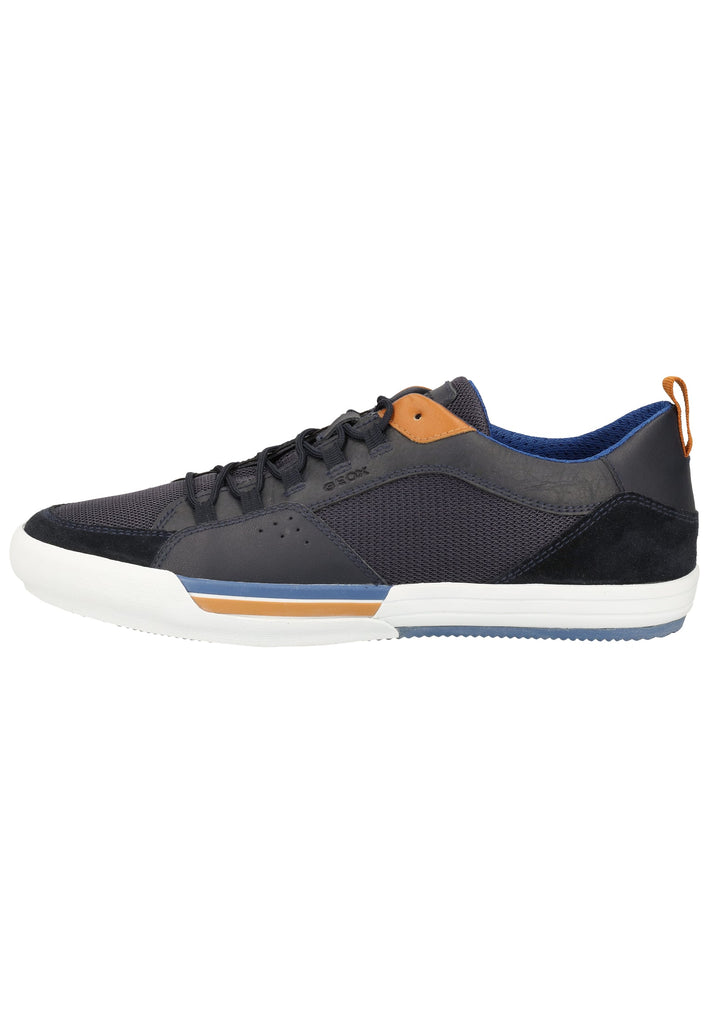 Geox Sneaker Leder/Textil Blau - surf4shoes