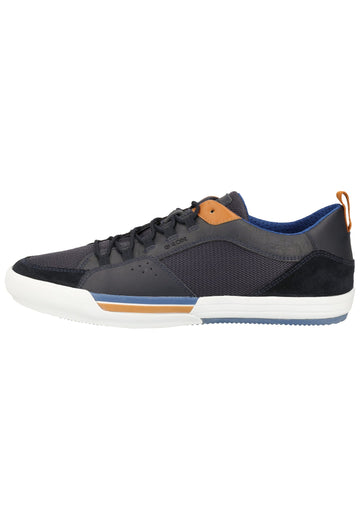 Geox Sneaker Leder/Textil Blau - surf4shoes