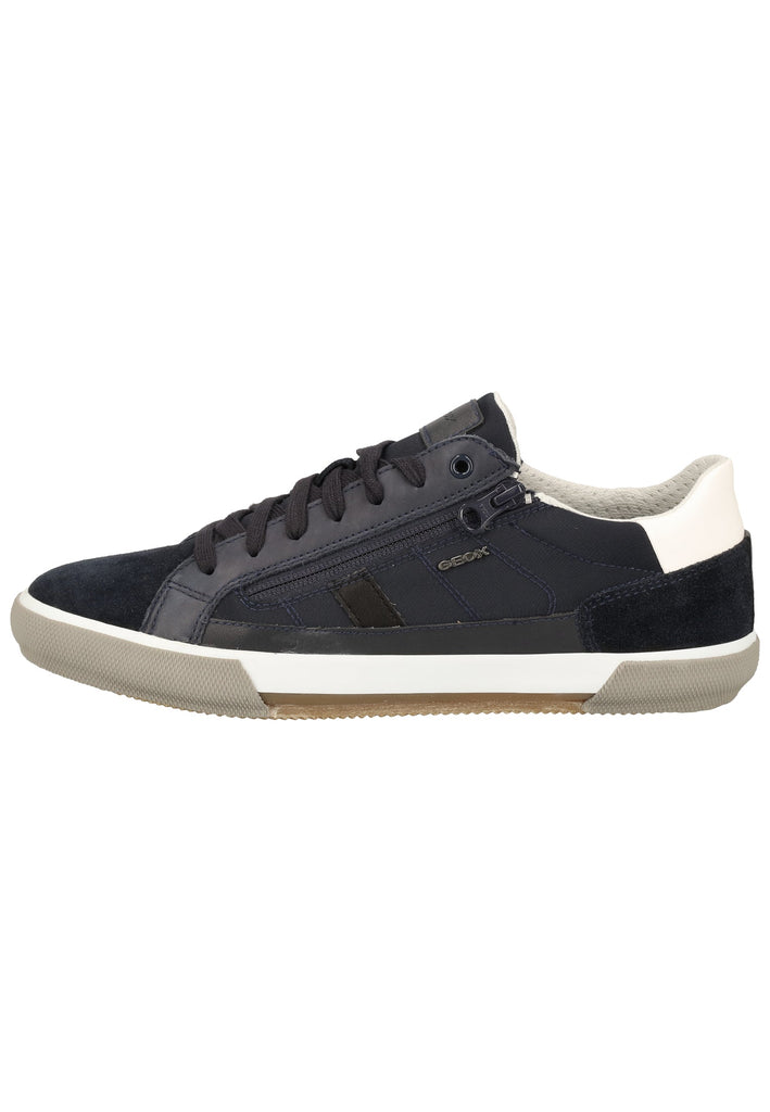Geox Sneaker Leder/Textil Blau - surf4shoes