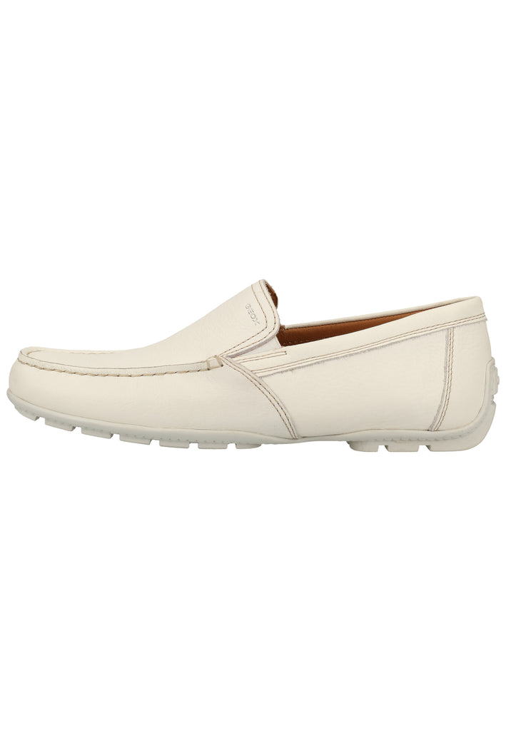 Geox Mokassin Leder Weiß - surf4shoes