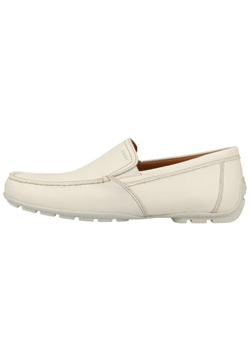 Geox Mokassin Leder Weiß - surf4shoes