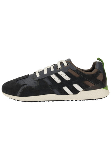 Geox Sneaker Leder/Synthetik Blau/Grau - surf4shoes