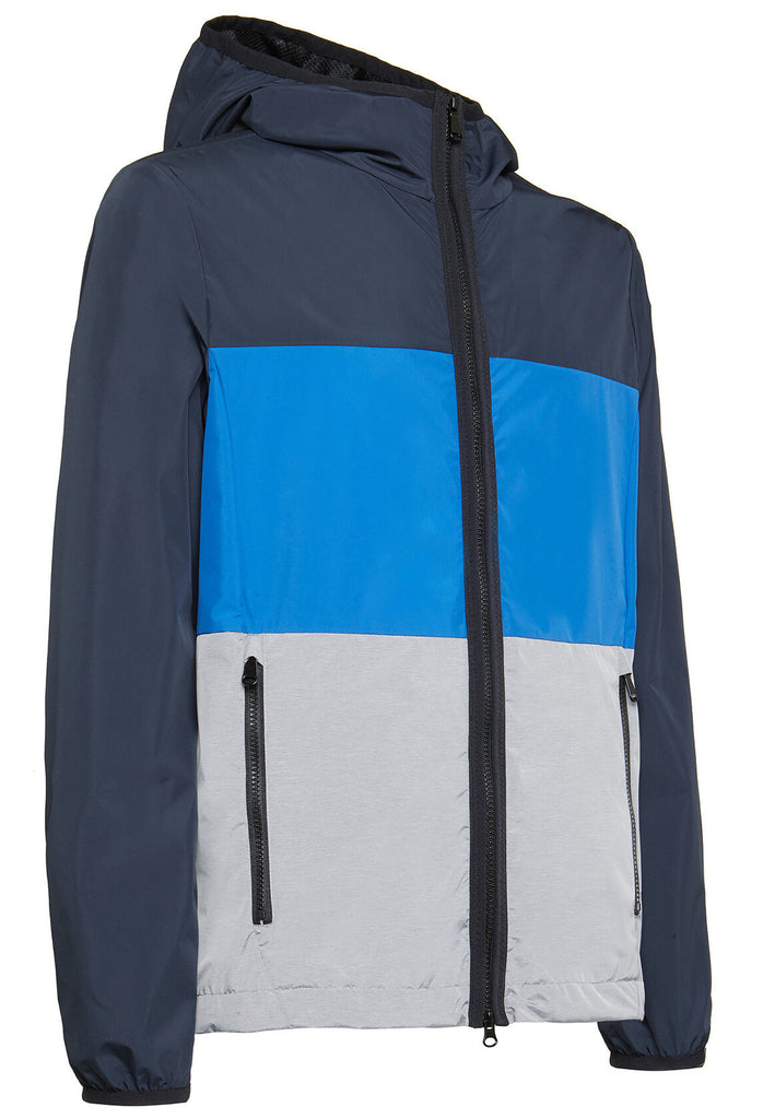 Geox Jacken 100% Polyester Blau/Grau - surf4shoes