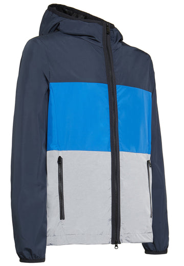 Geox Jacken 100% Polyester Blau/Grau - surf4shoes