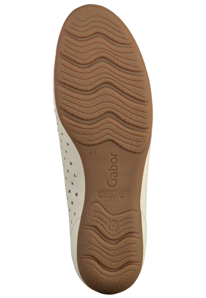 Gabor Slipper Leder Weiß - surf4shoes