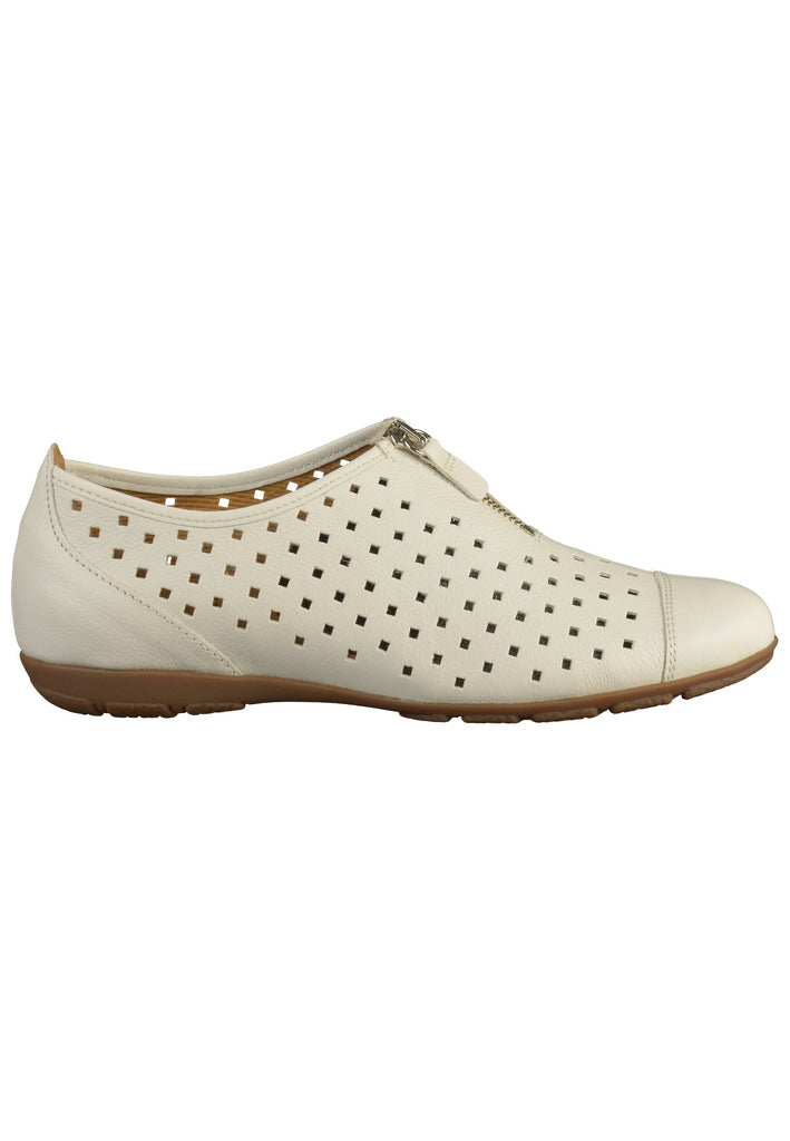 Gabor Slipper Leder Weiß - surf4shoes