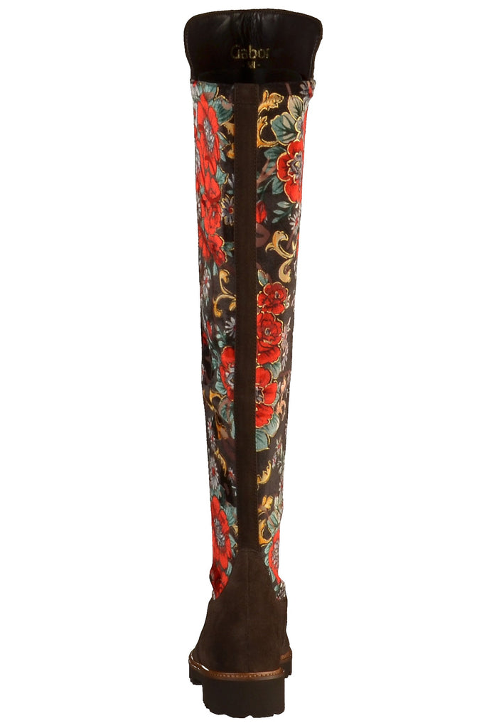 Gabor Stiefel Leder/Textil Braun - surf4shoes