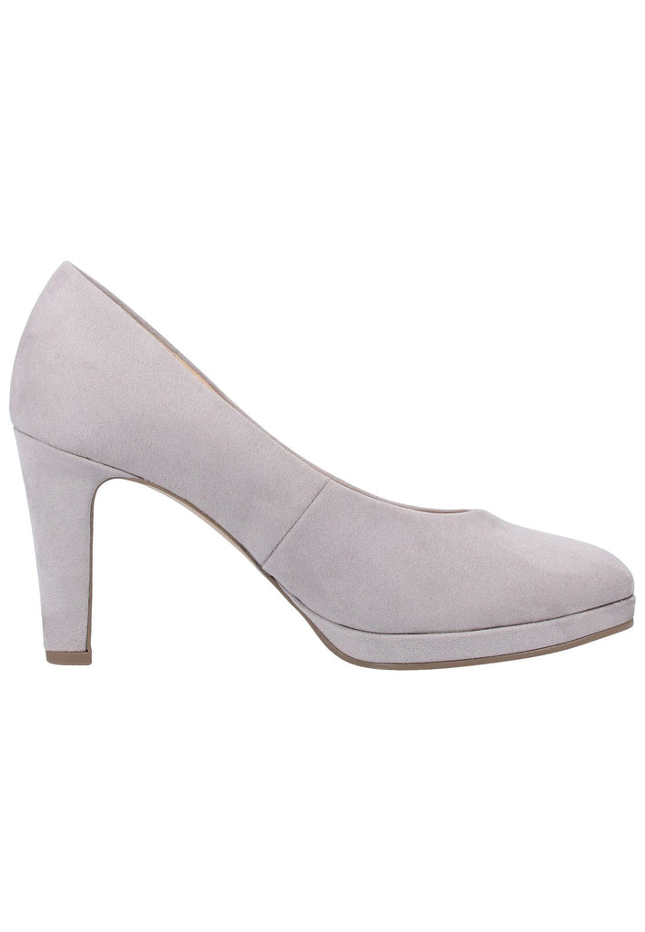 Gabor Pumps Lederimitat Hellgrau - surf4shoes