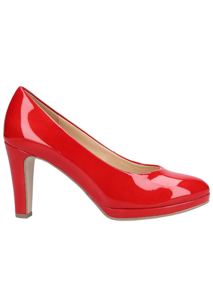 Gabor Pumps Lederimitat Rot - surf4shoes