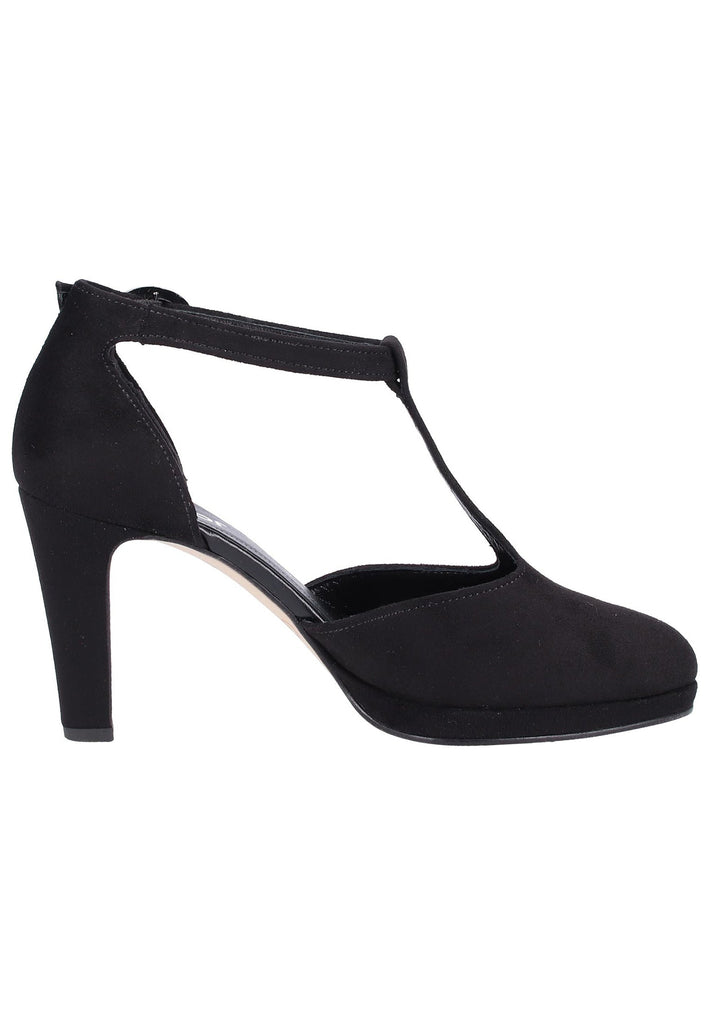 Gabor Pumps Lederimitat Schwarz - surf4shoes
