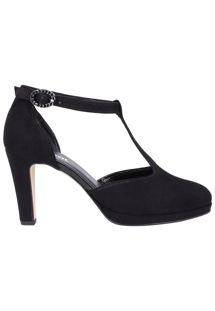 Gabor Pumps Lederimitat Schwarz - surf4shoes