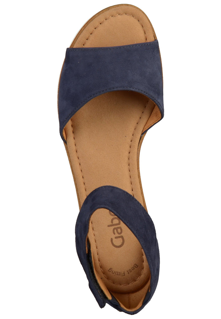 Gabor Sandalen Leder Dunkelblau - surf4shoes