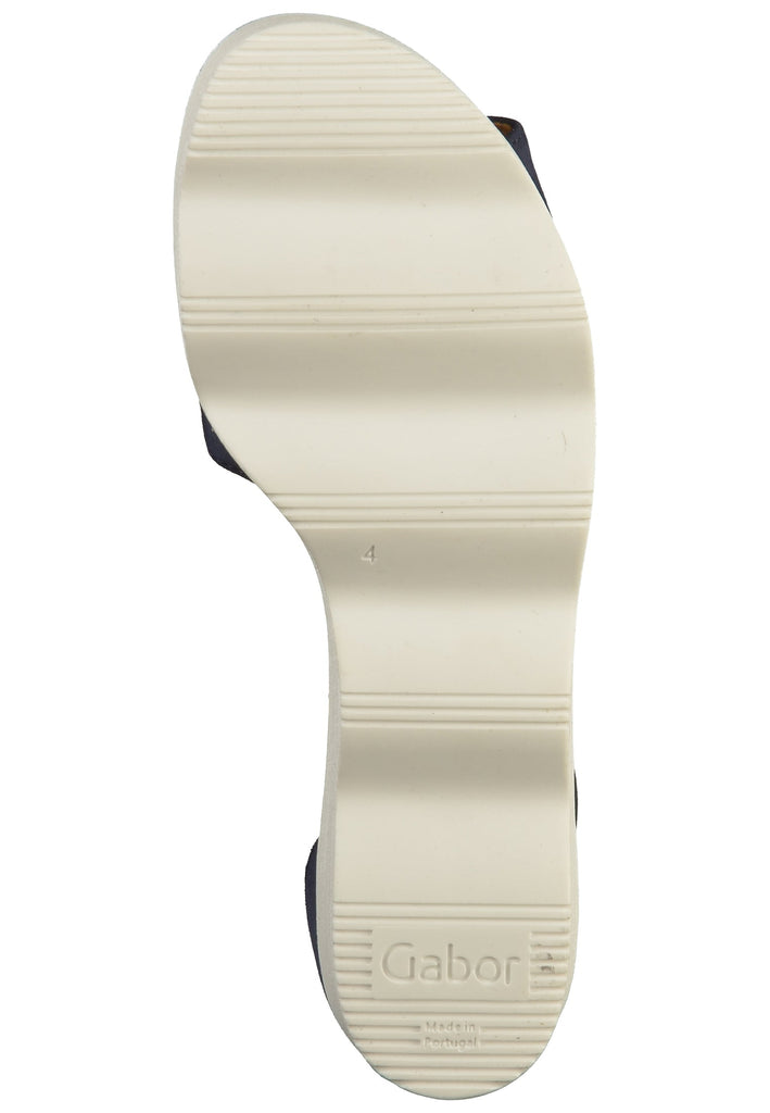 Gabor Sandalen Leder Dunkelblau - surf4shoes