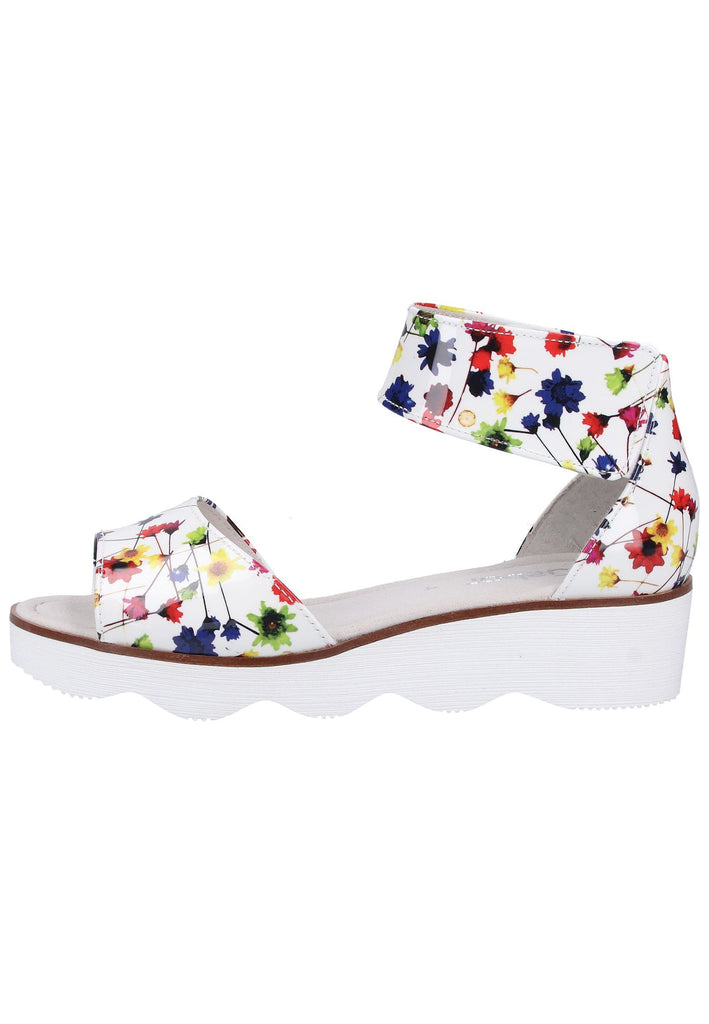 Gabor Sandalen Lederimitat Weiß - surf4shoes