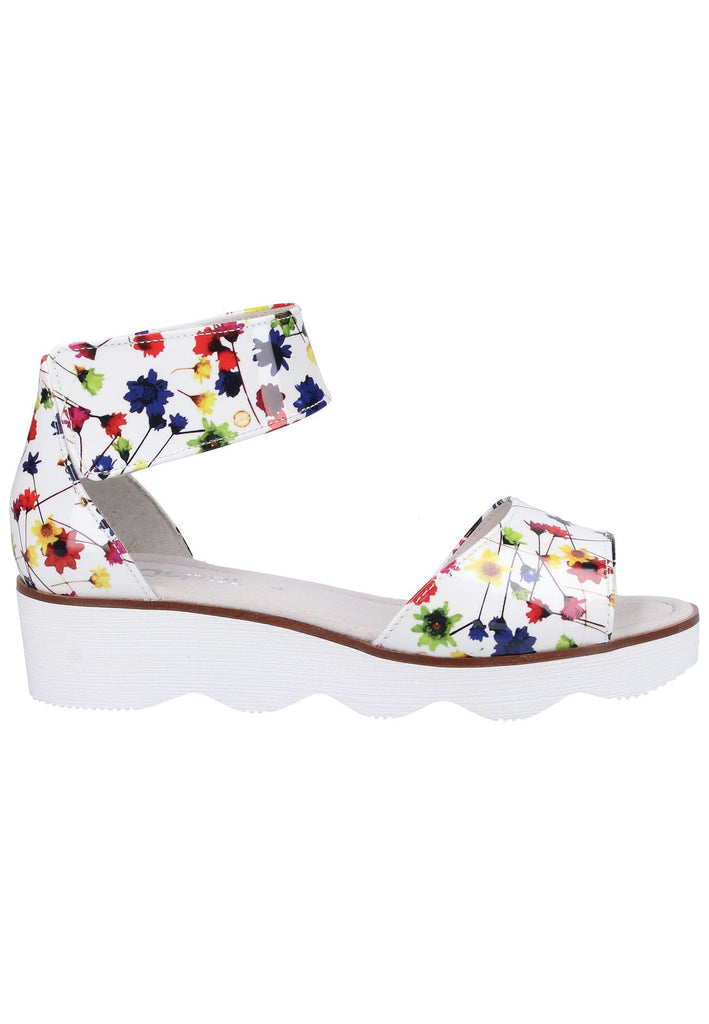 Gabor Sandalen Lederimitat Weiß - surf4shoes