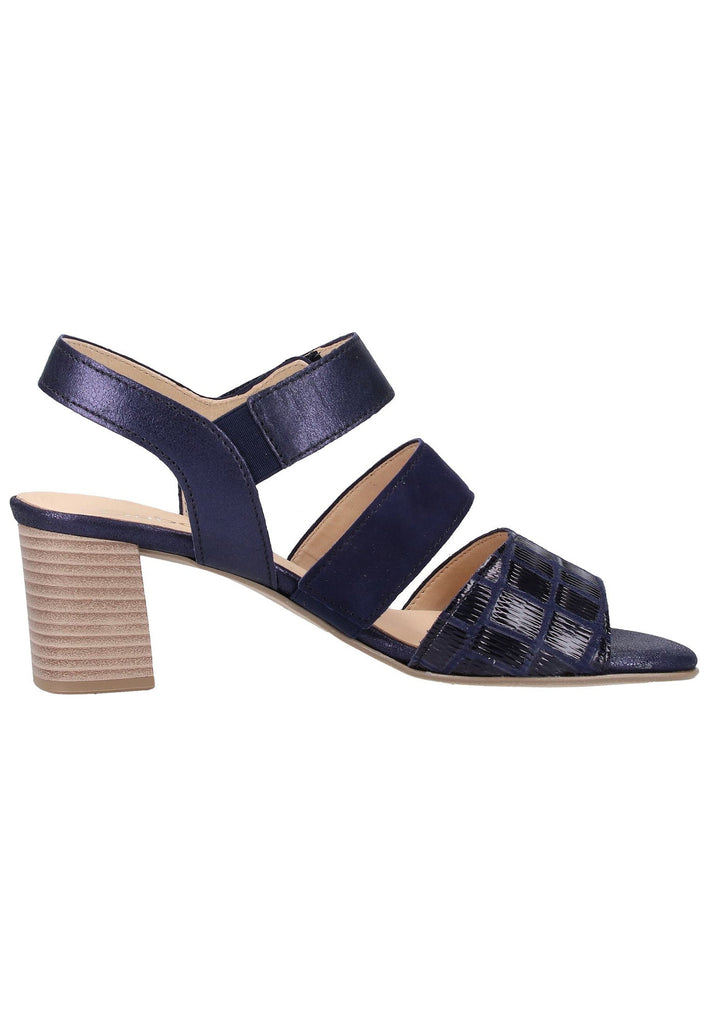 Gabor Sandalen Leder Dunkelblau - surf4shoes