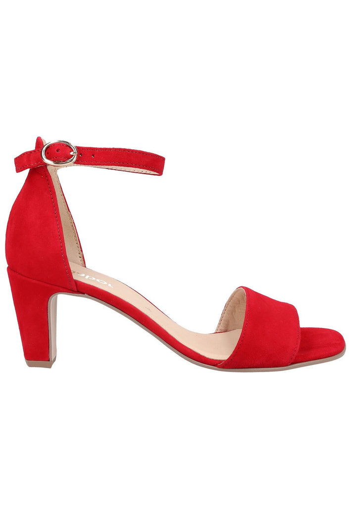 Gabor Sandalen Leder Rot - surf4shoes