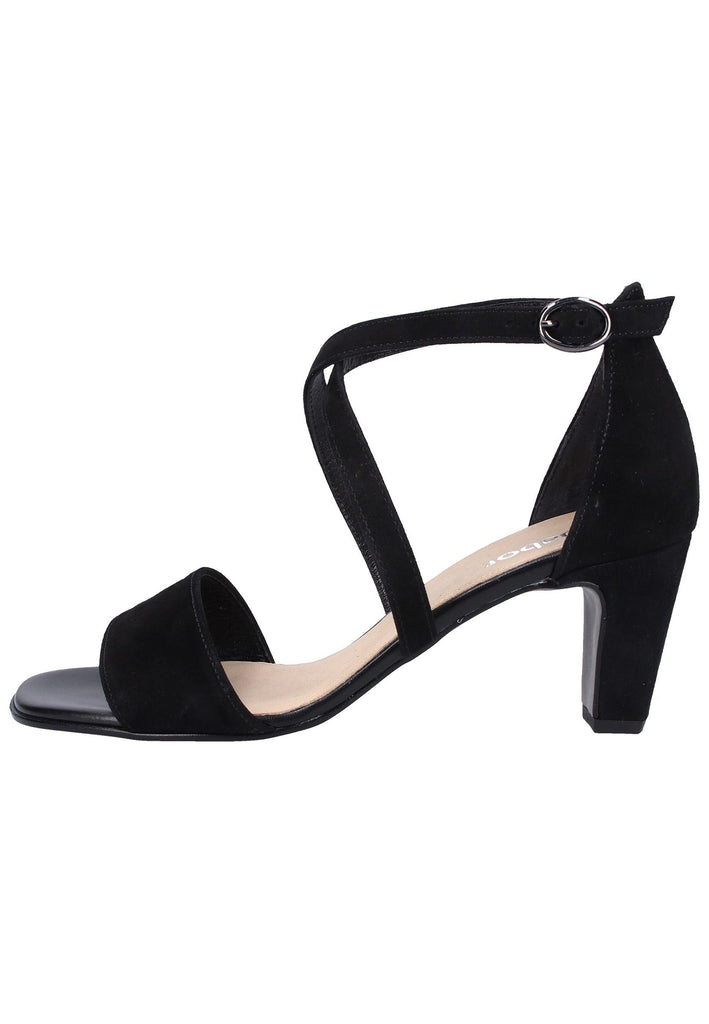 Gabor Sandalen Leder Schwarz - surf4shoes
