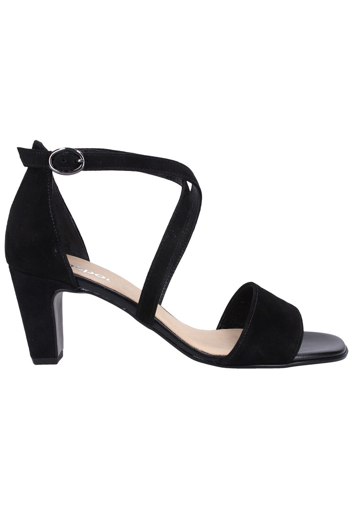 Gabor Sandalen Leder Schwarz - surf4shoes