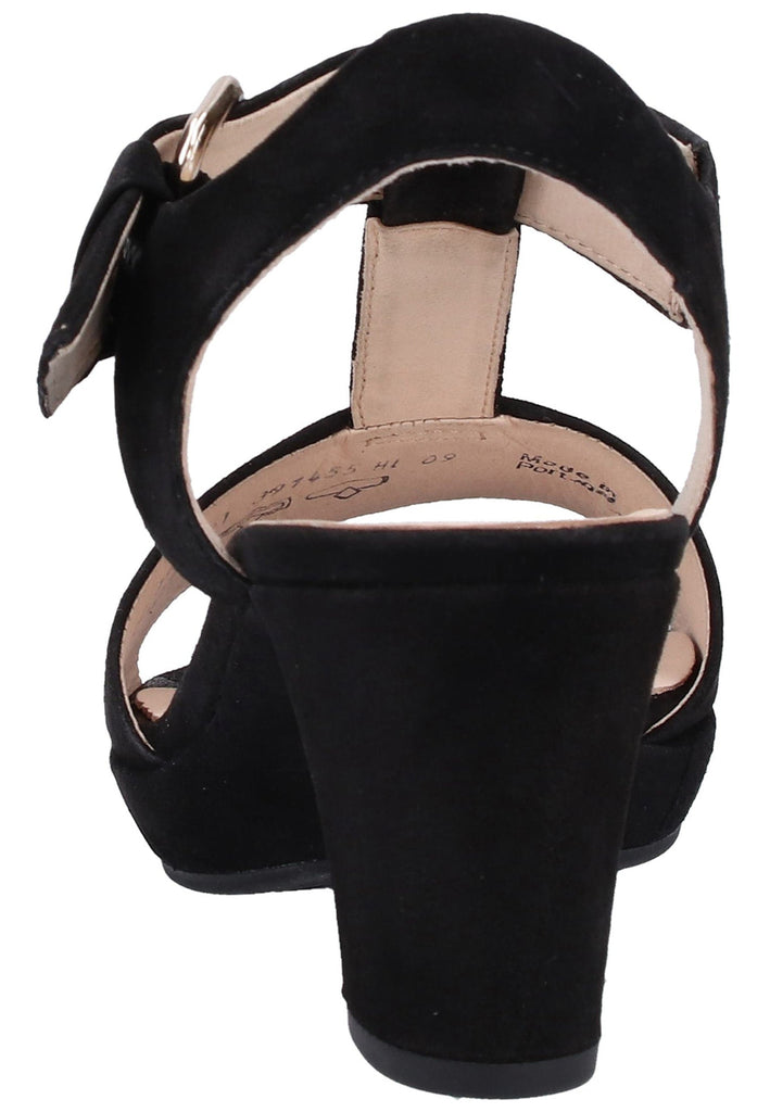 Gabor Sandalen Leder Schwarz - surf4shoes