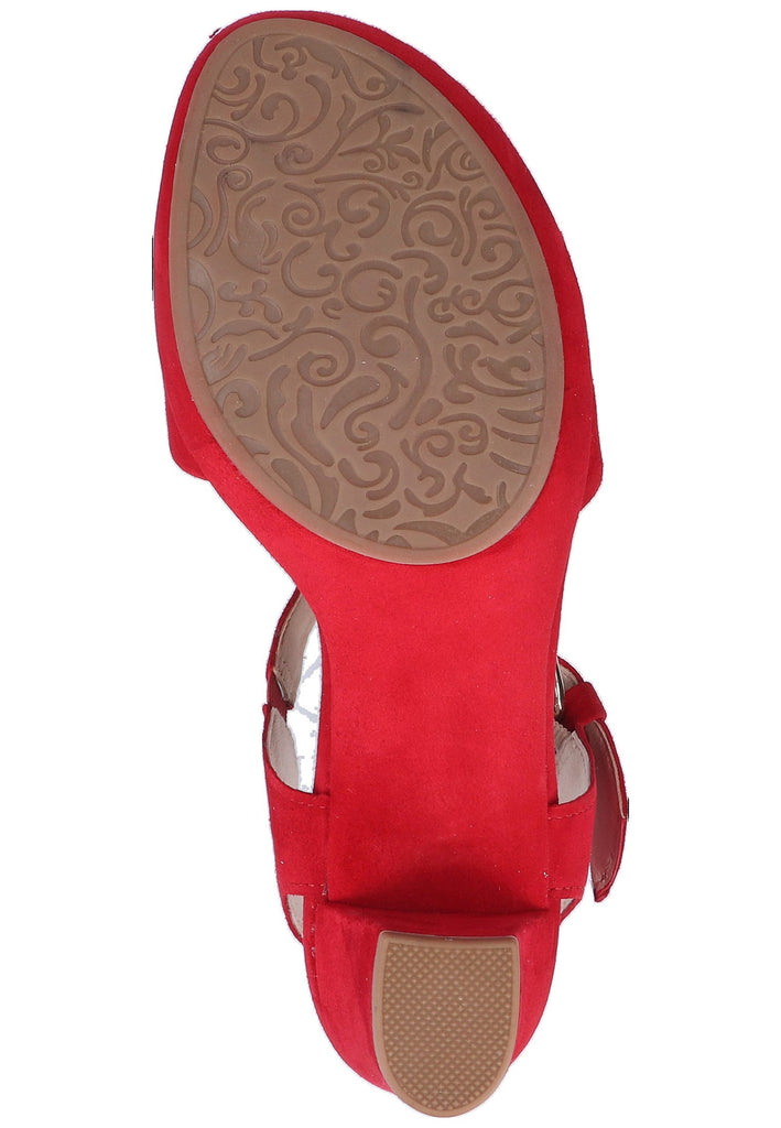 Gabor Sandalen Leder Rot - surf4shoes