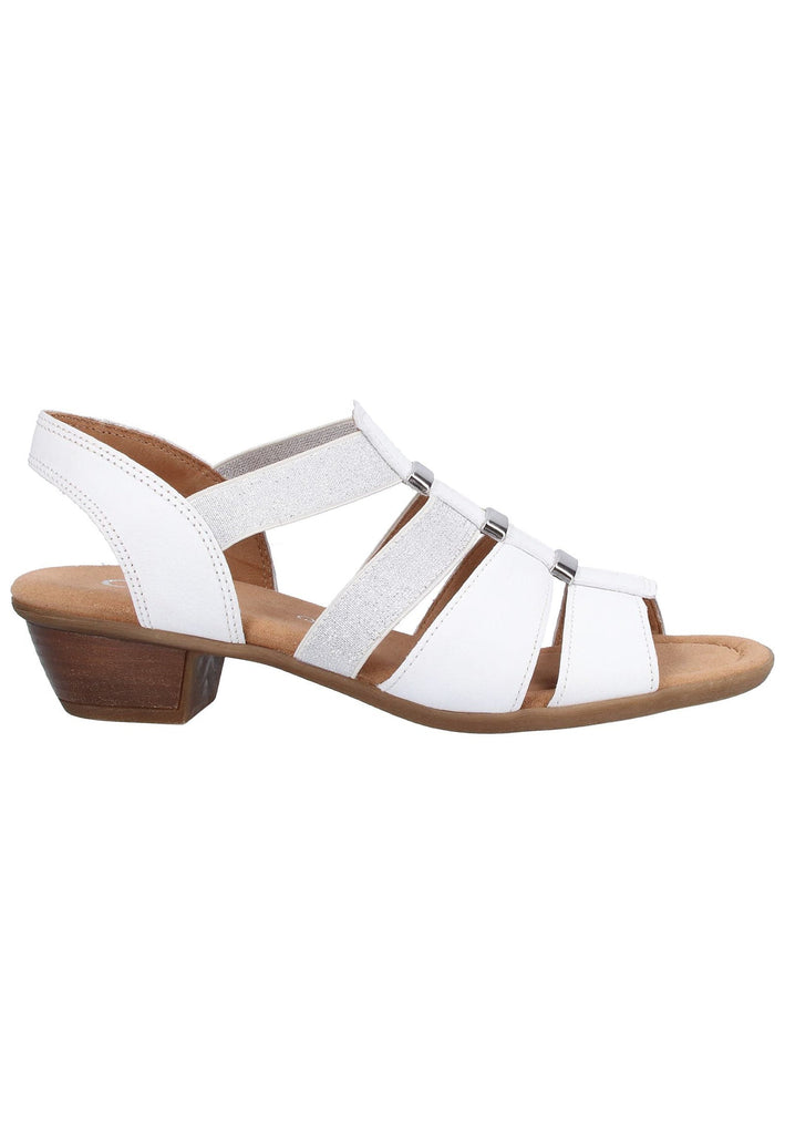 Gabor Sandalen Leder Weiß - surf4shoes