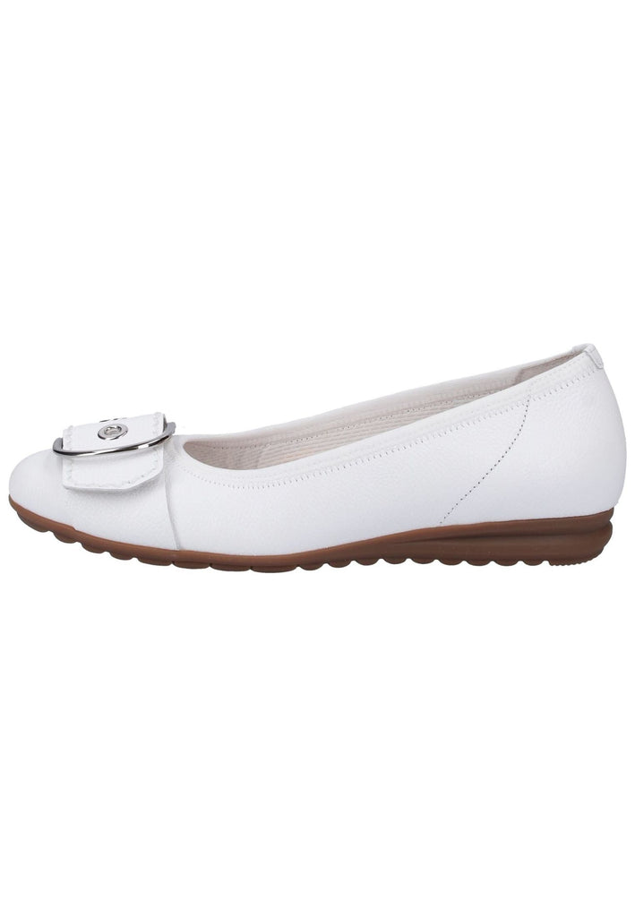 Gabor Ballerinas Leder Weiß - surf4shoes