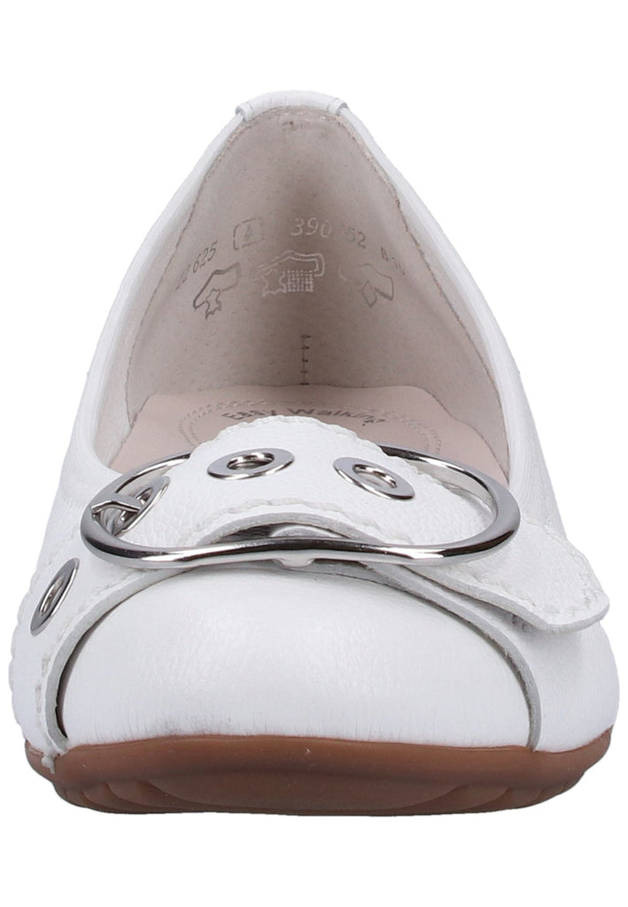 Gabor Ballerinas Leder Weiß - surf4shoes