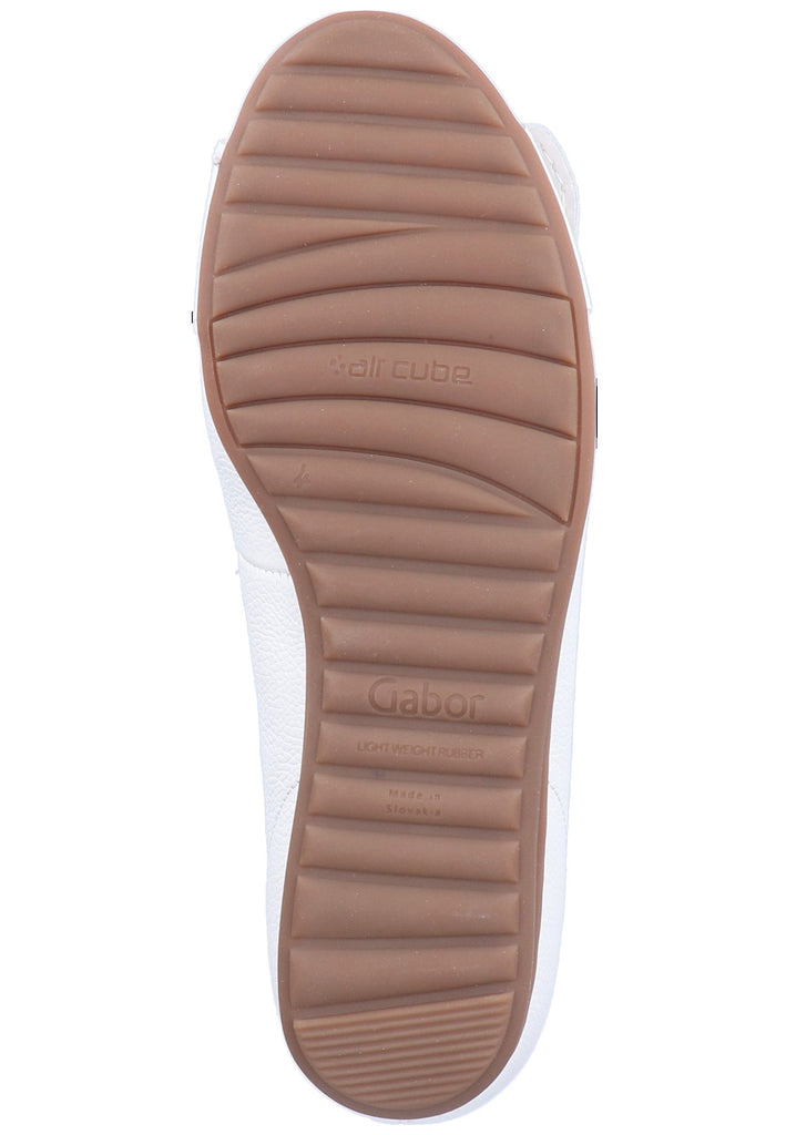 Gabor Ballerinas Leder Weiß - surf4shoes