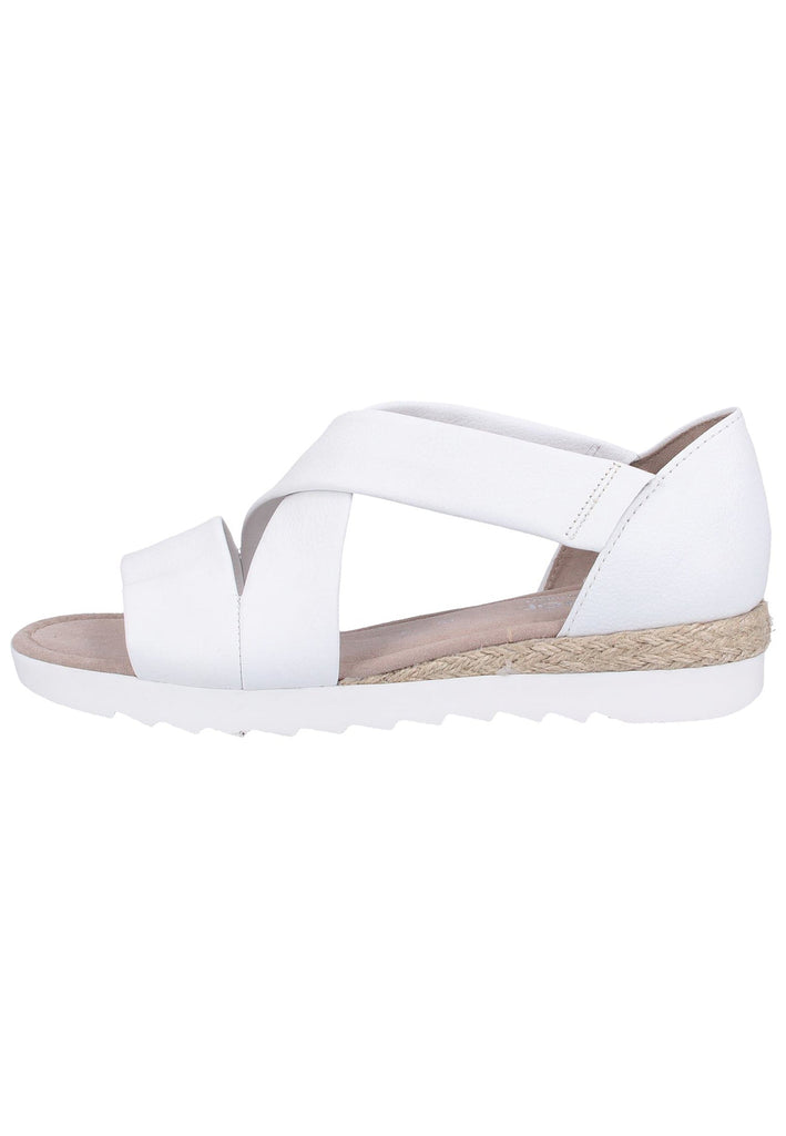 Gabor Sandalen Leder Weiß - surf4shoes