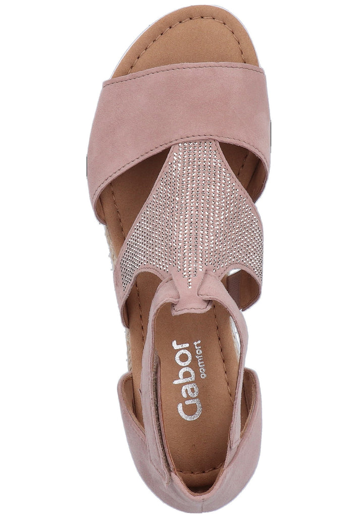 Gabor Sandalen Leder Rosa - surf4shoes